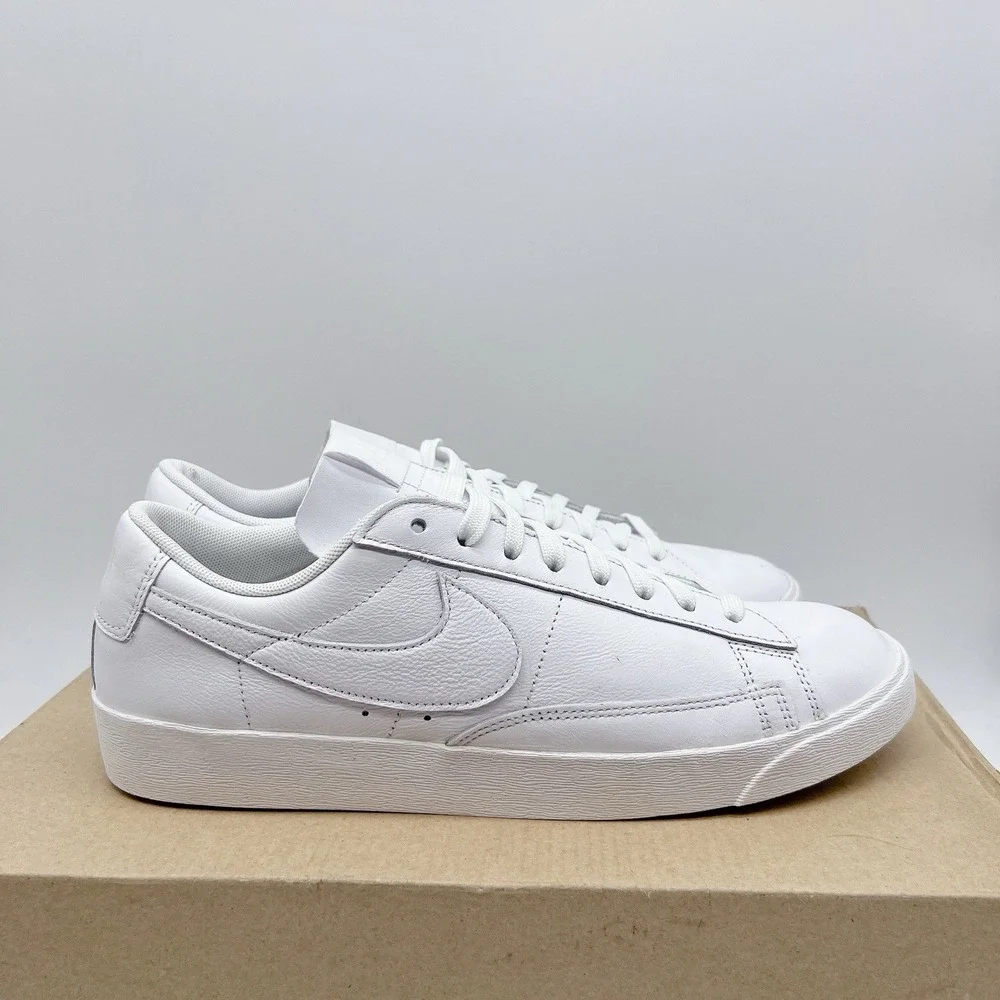 Nike Blazer Low LE Women's Running Shoes Sneakers Triple White AV9370-111 US 10